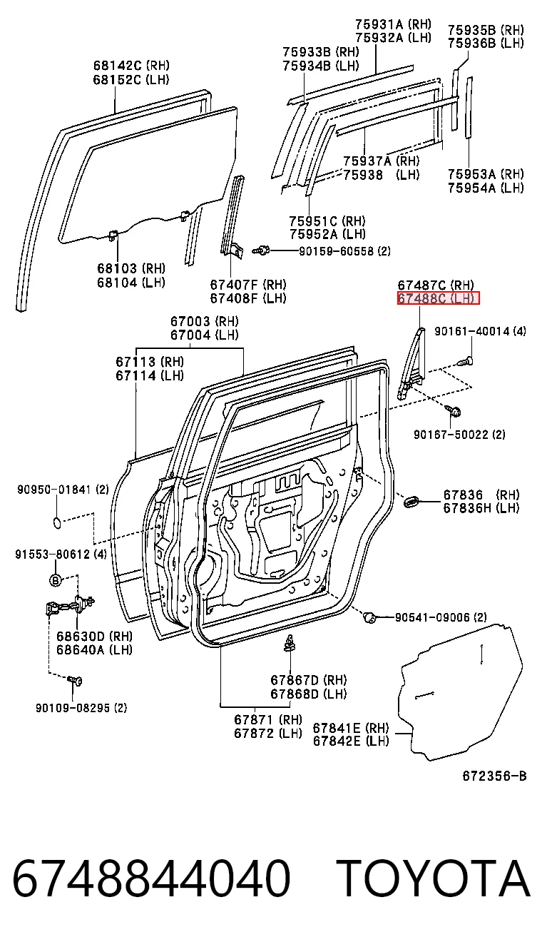 6748844040 Toyota