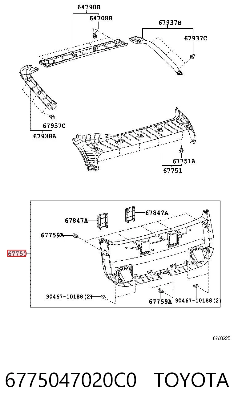 6775047020C0 Toyota 