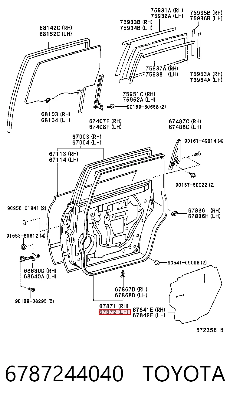 6787244040 Toyota