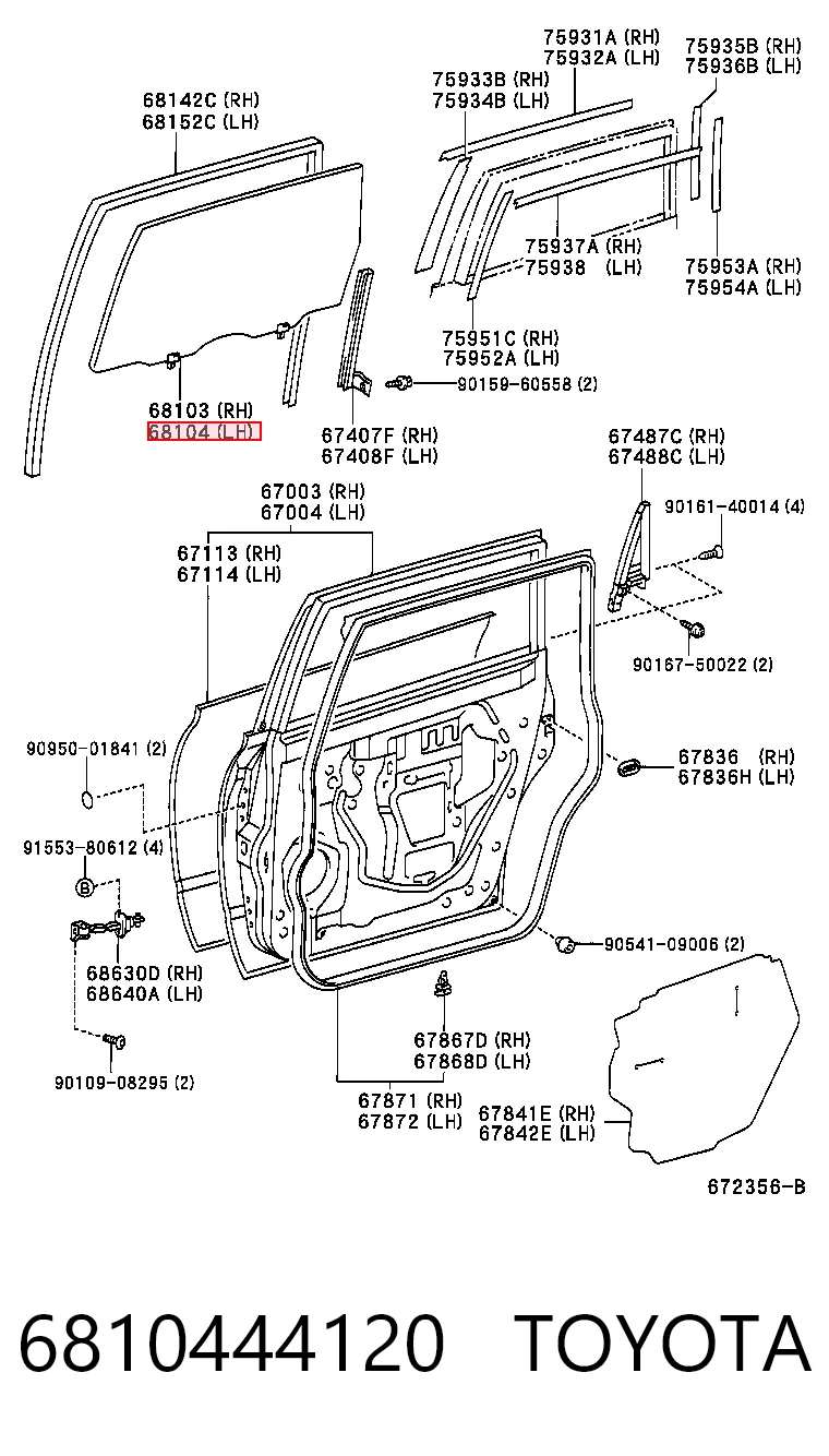 6810444120 Toyota