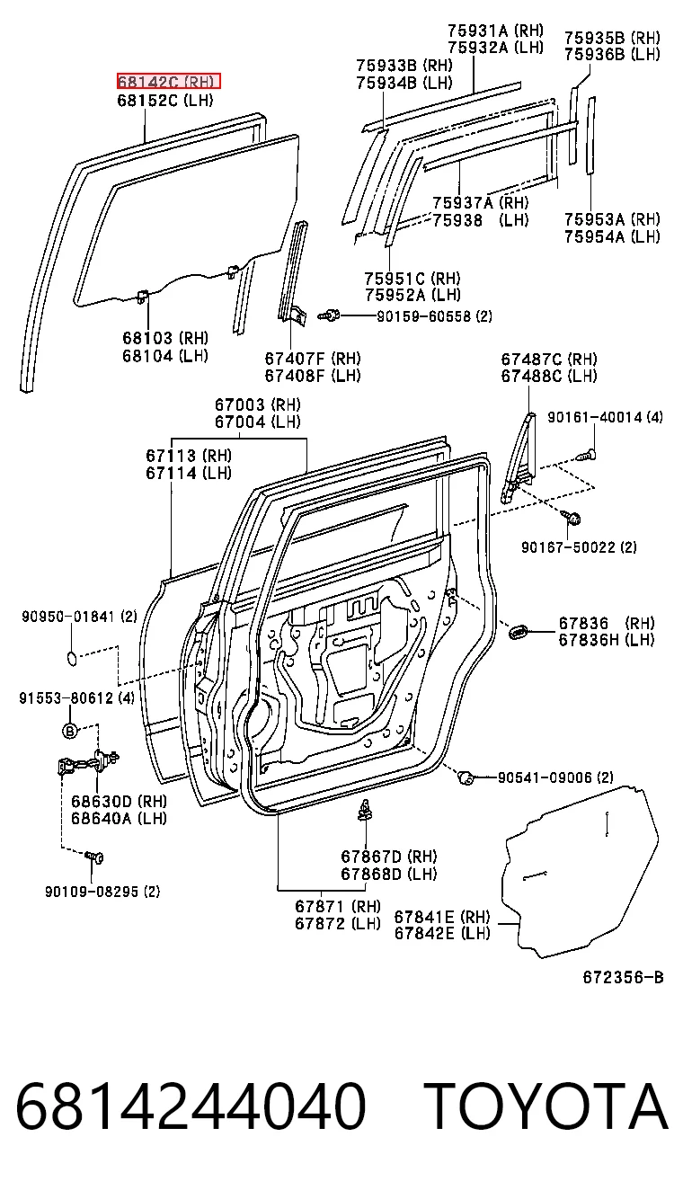 6814244040 Toyota