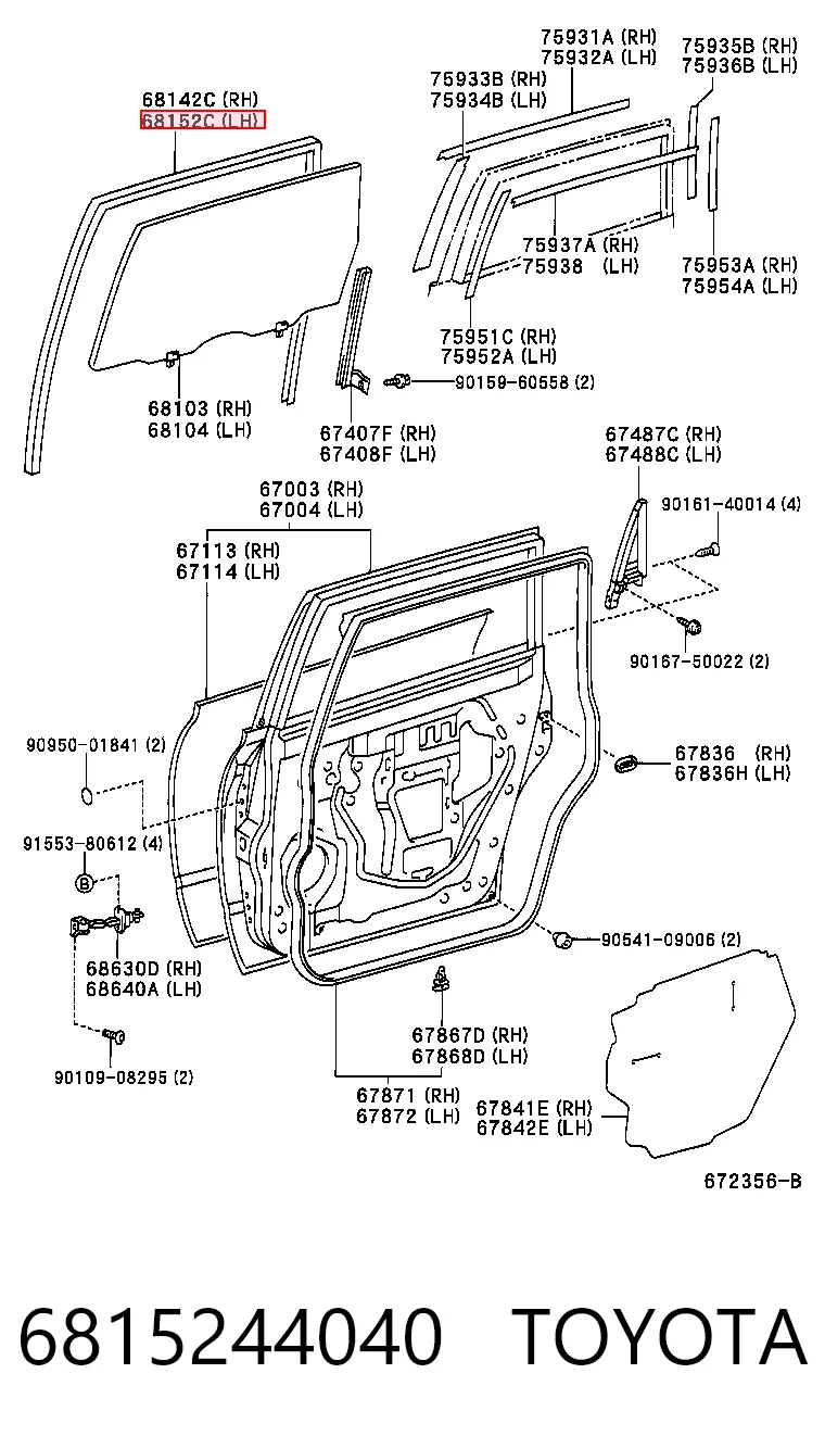 6815244040 Toyota