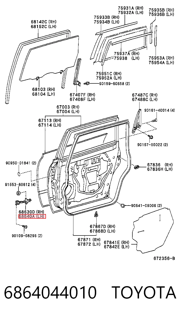 6864044010 Toyota