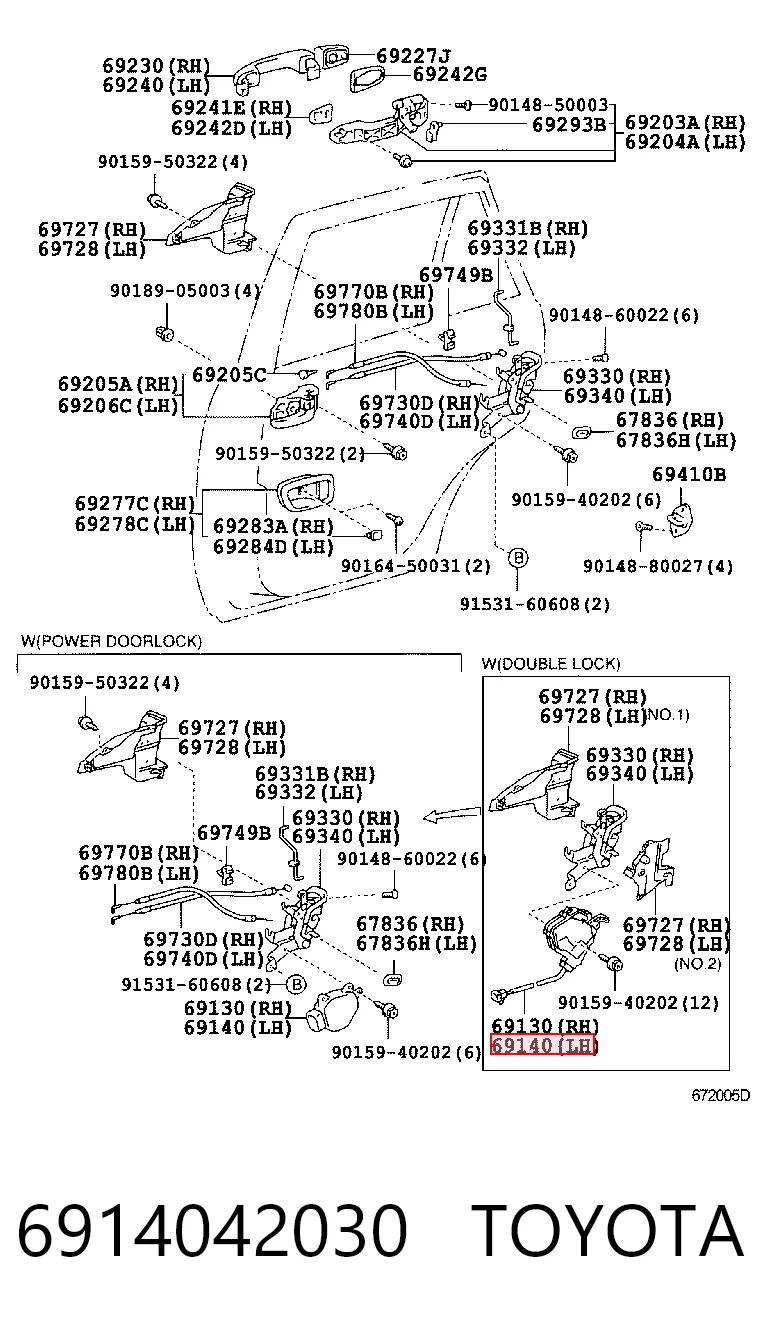 6914042030 Toyota 