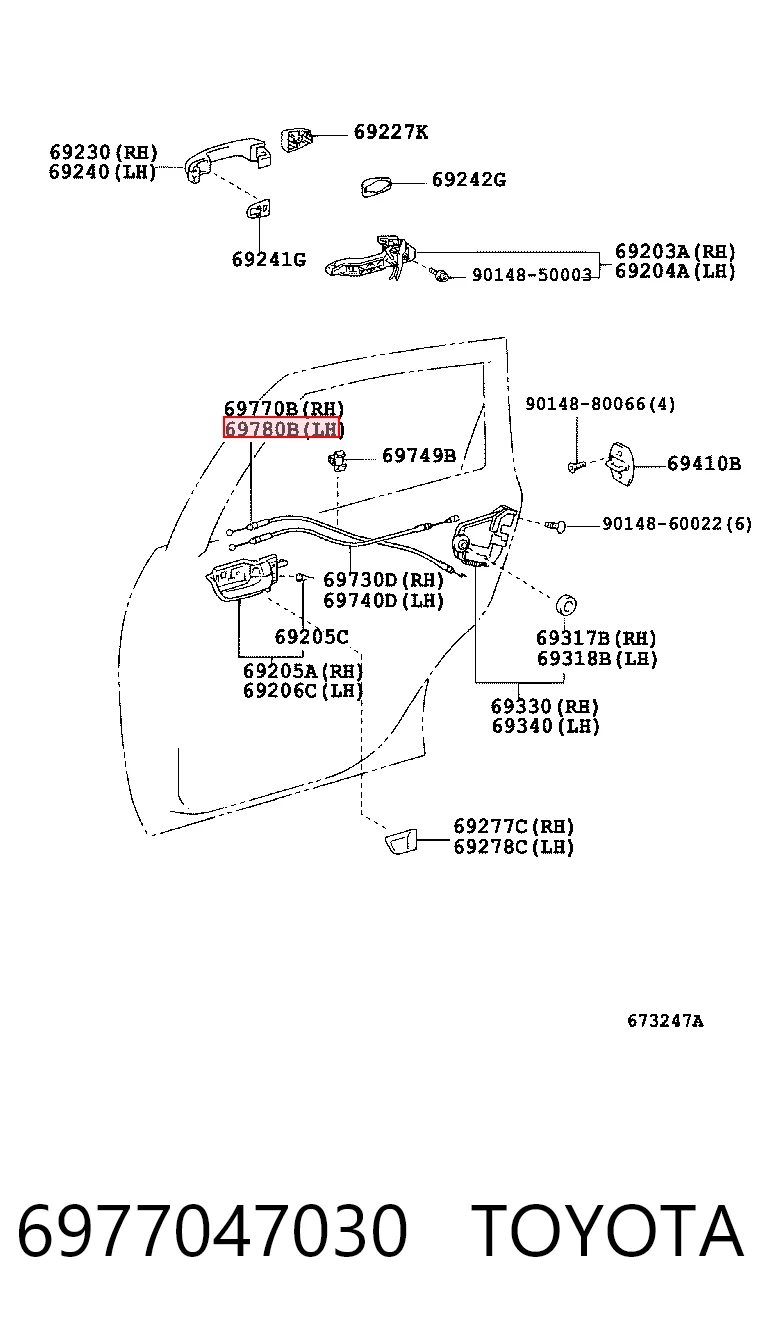 6977047030 Toyota