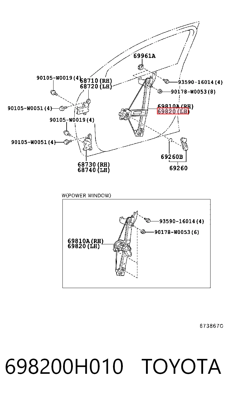 Механизм стеклоподъемника водительской двери Citroen C1 I хэтчбек (PM, PN) (2005 - 2014) цена, от 50.79 USD