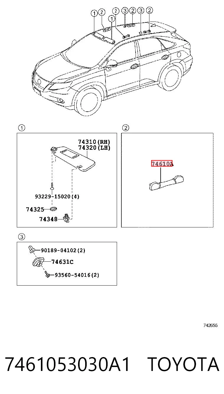 7461053030A1 Toyota 