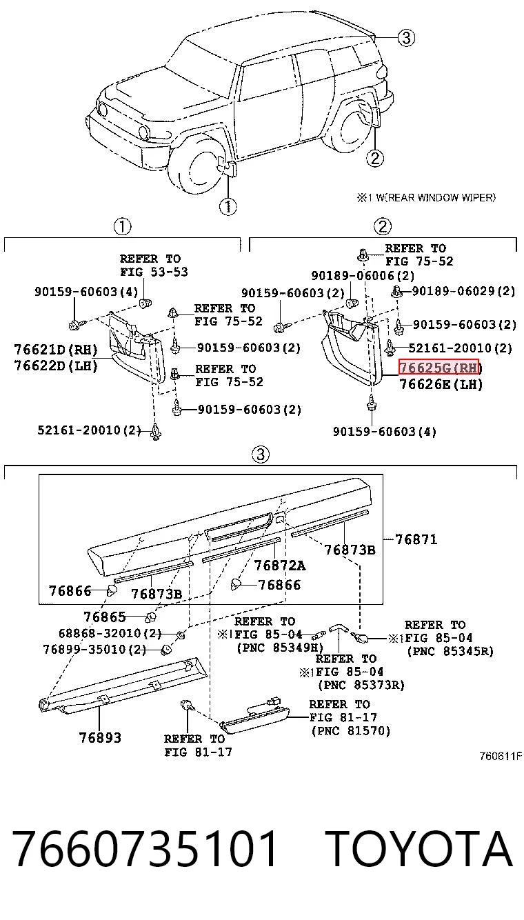 7660735101 Toyota