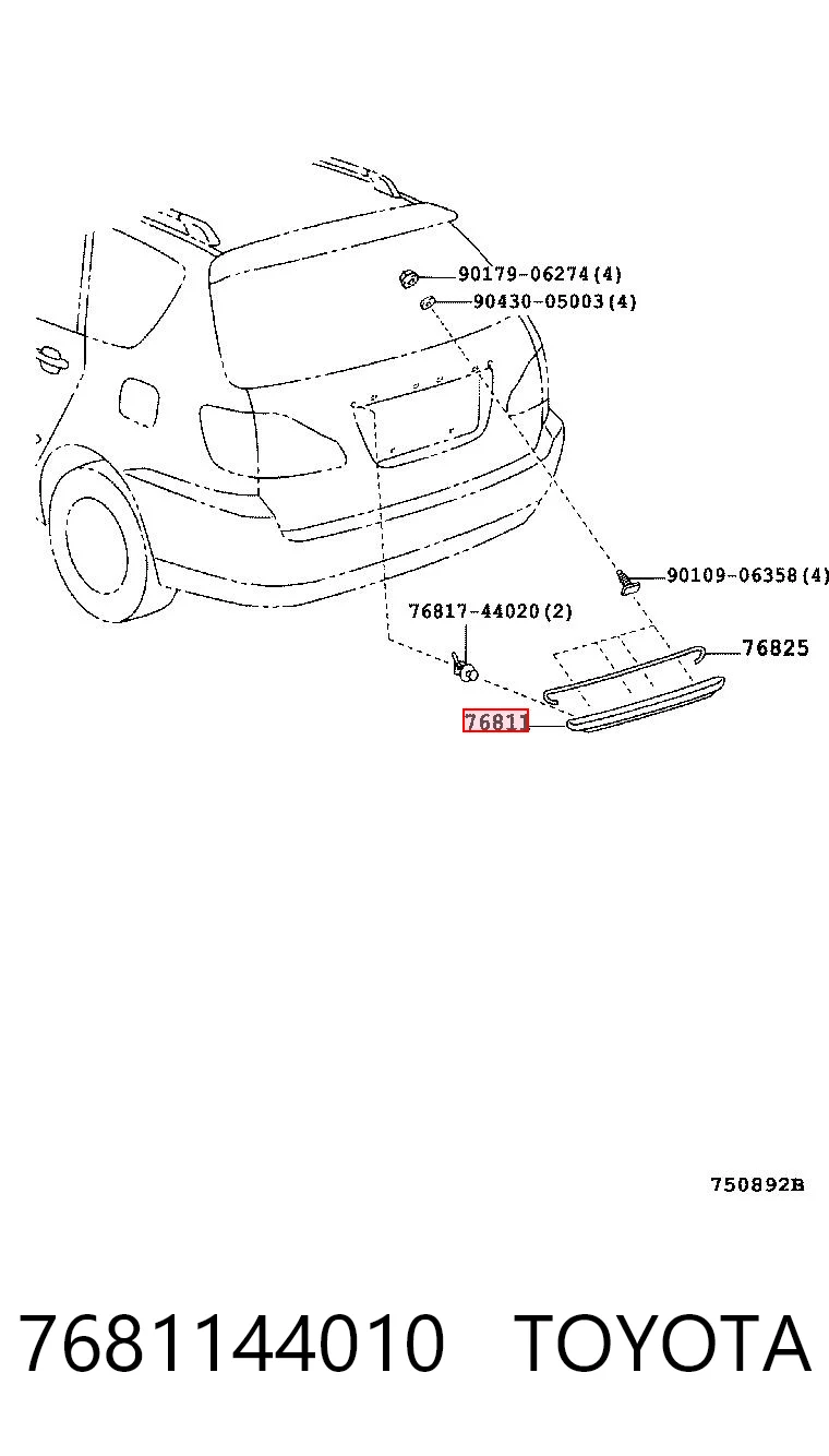 7681144010 Toyota