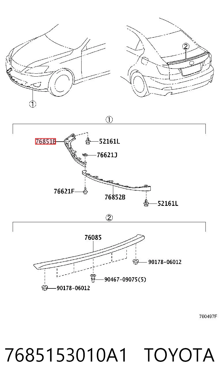 7685153010A1 Toyota