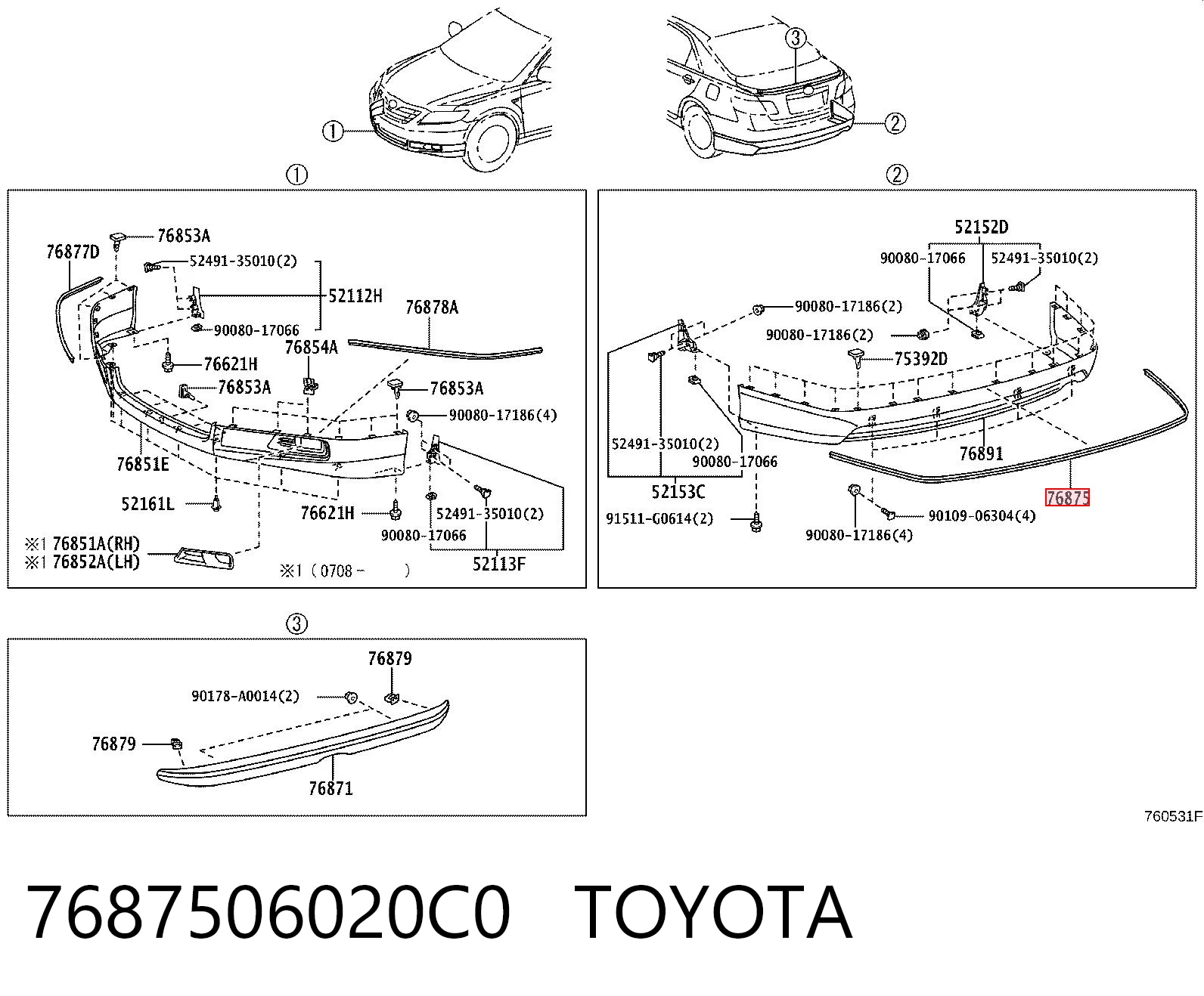 7687506020C0 Toyota 