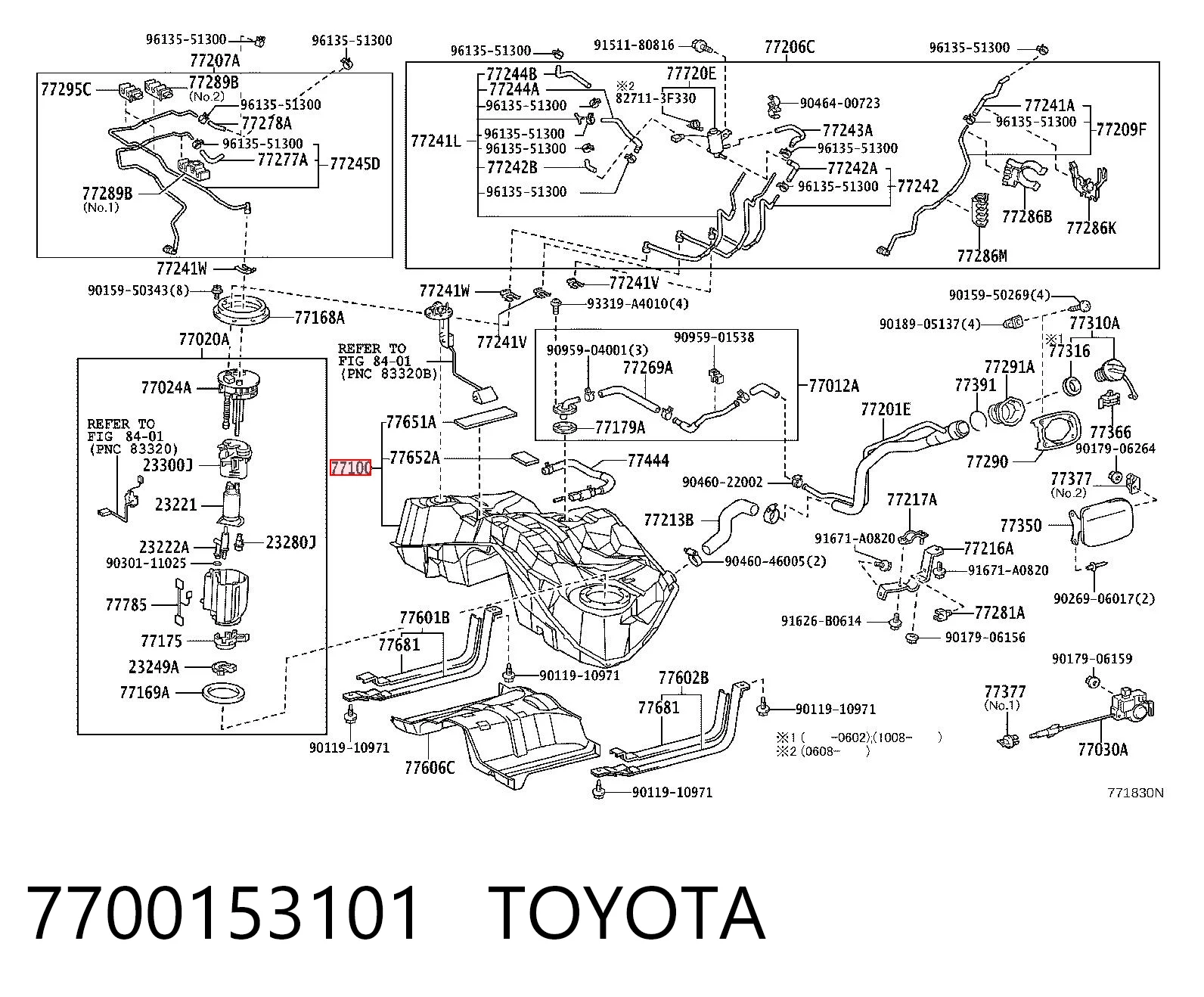 Бак топливный на Lexus IS  E2