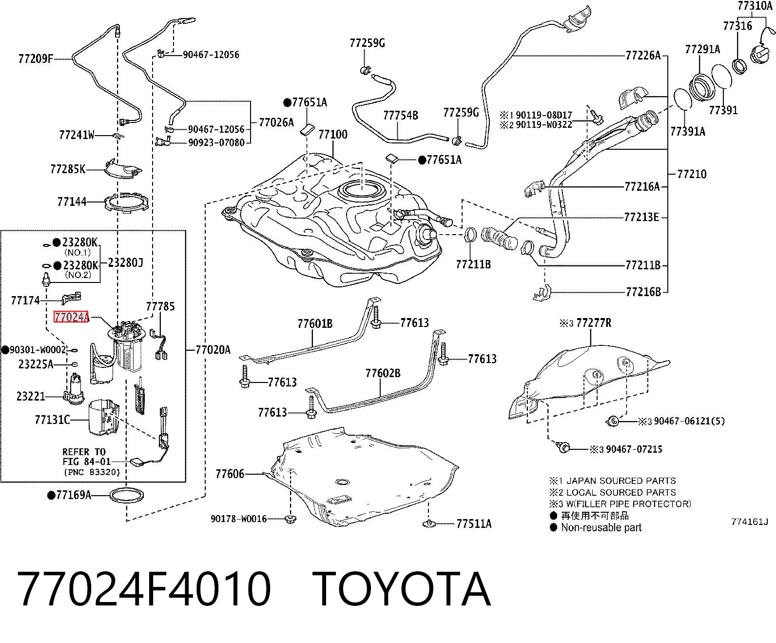 77024F4010 Toyota