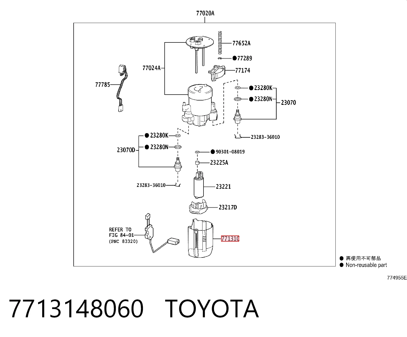 7713148060 Toyota
