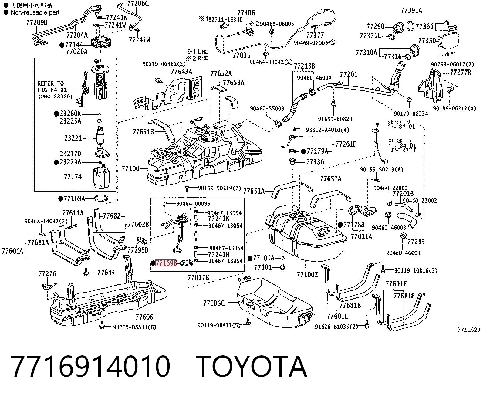 7716914010 Toyota 