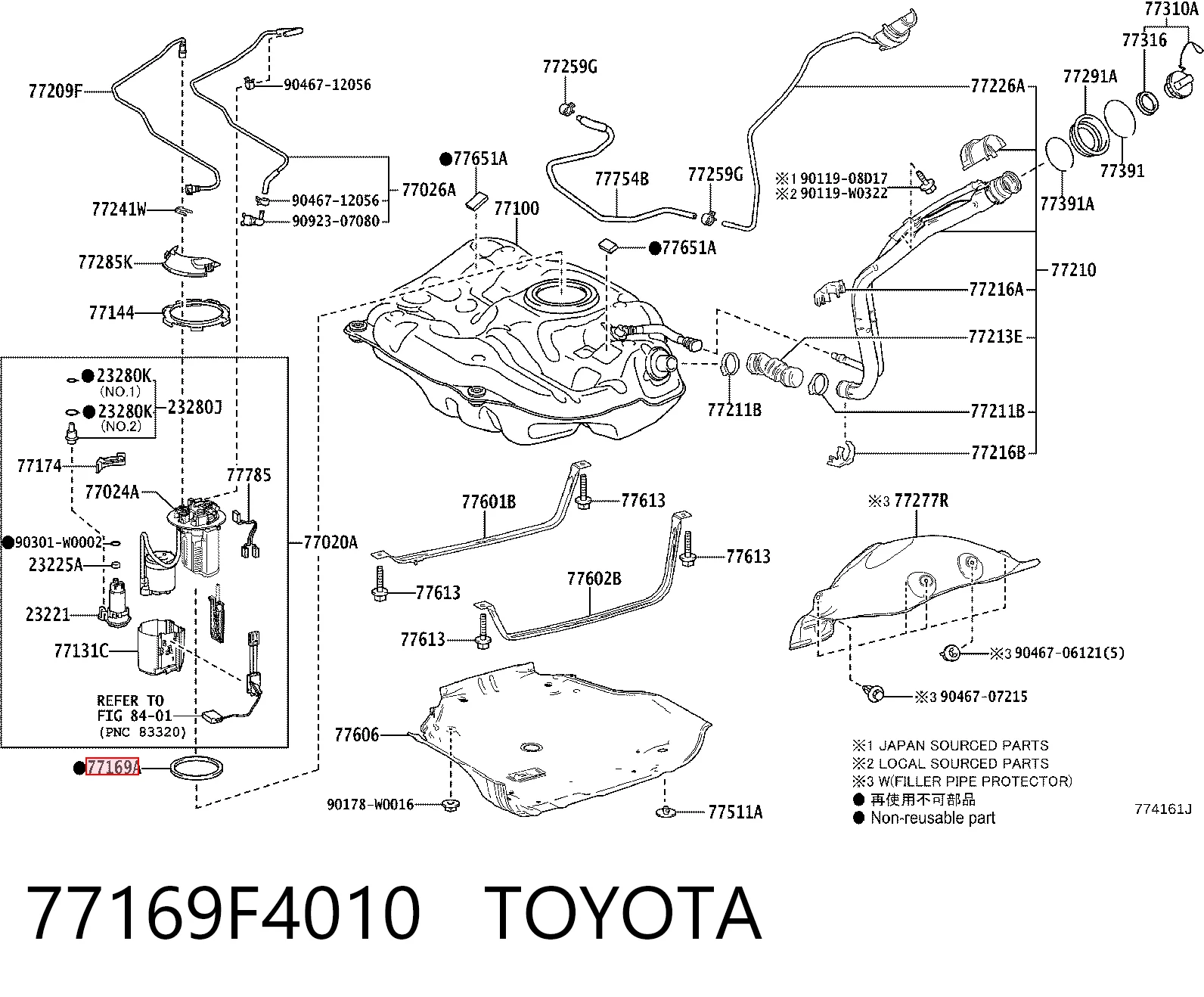 77169F4010 Toyota