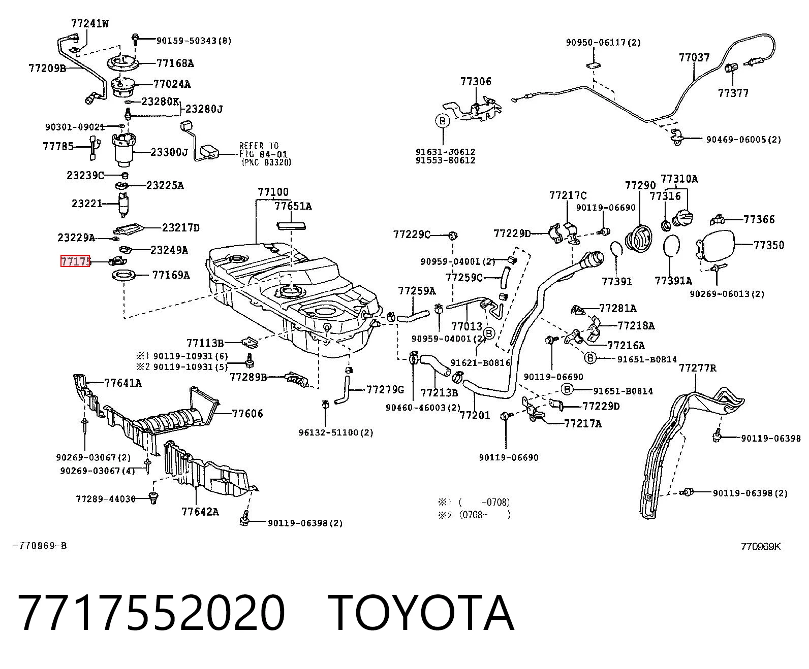 7717552020 Toyota 