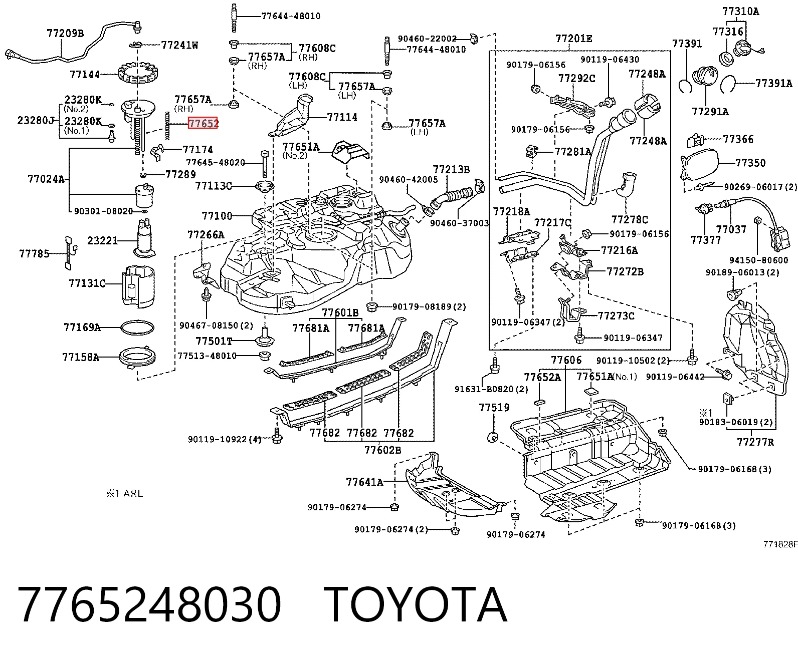 7765248030 Toyota