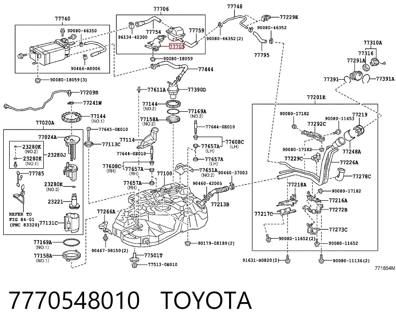 7770548010 Toyota