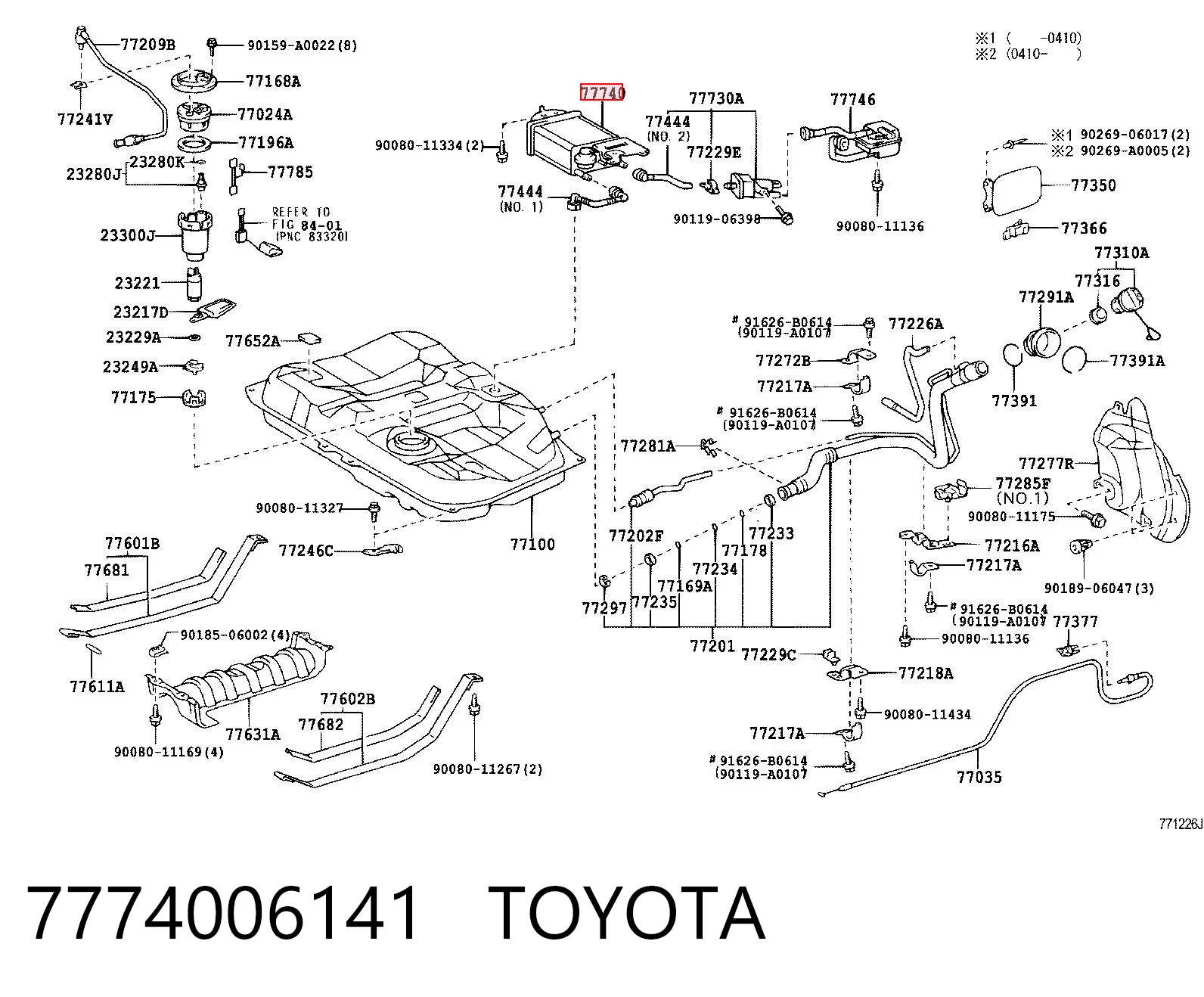 7774006141 Toyota 