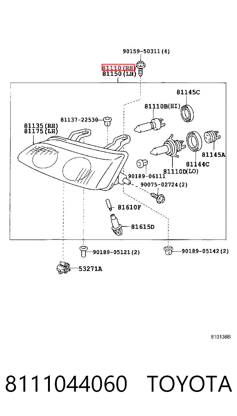 8111044060 Toyota