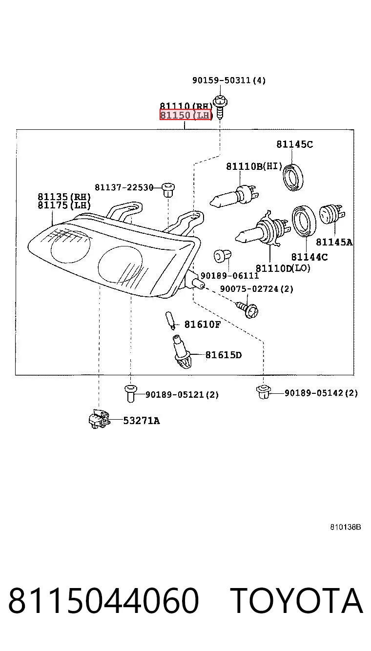 8115044060 Toyota