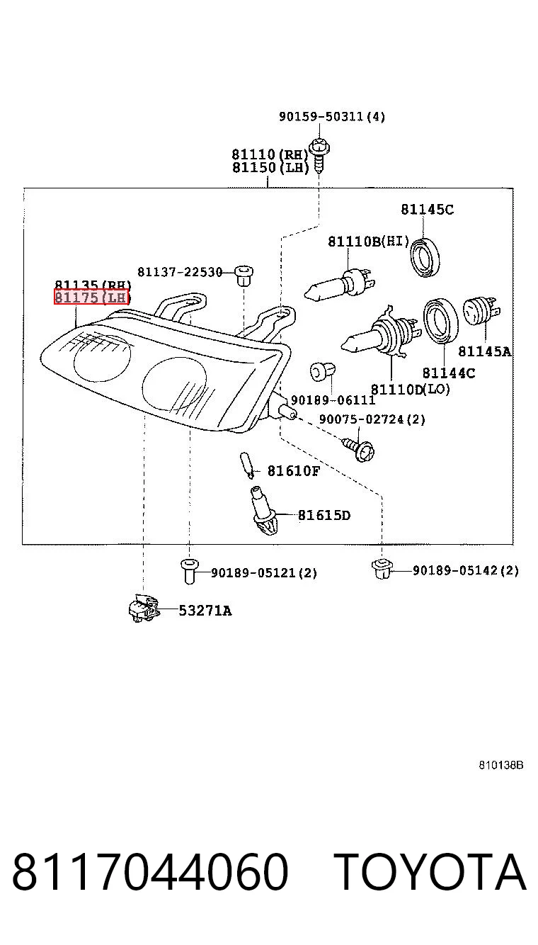 8117044060 Toyota