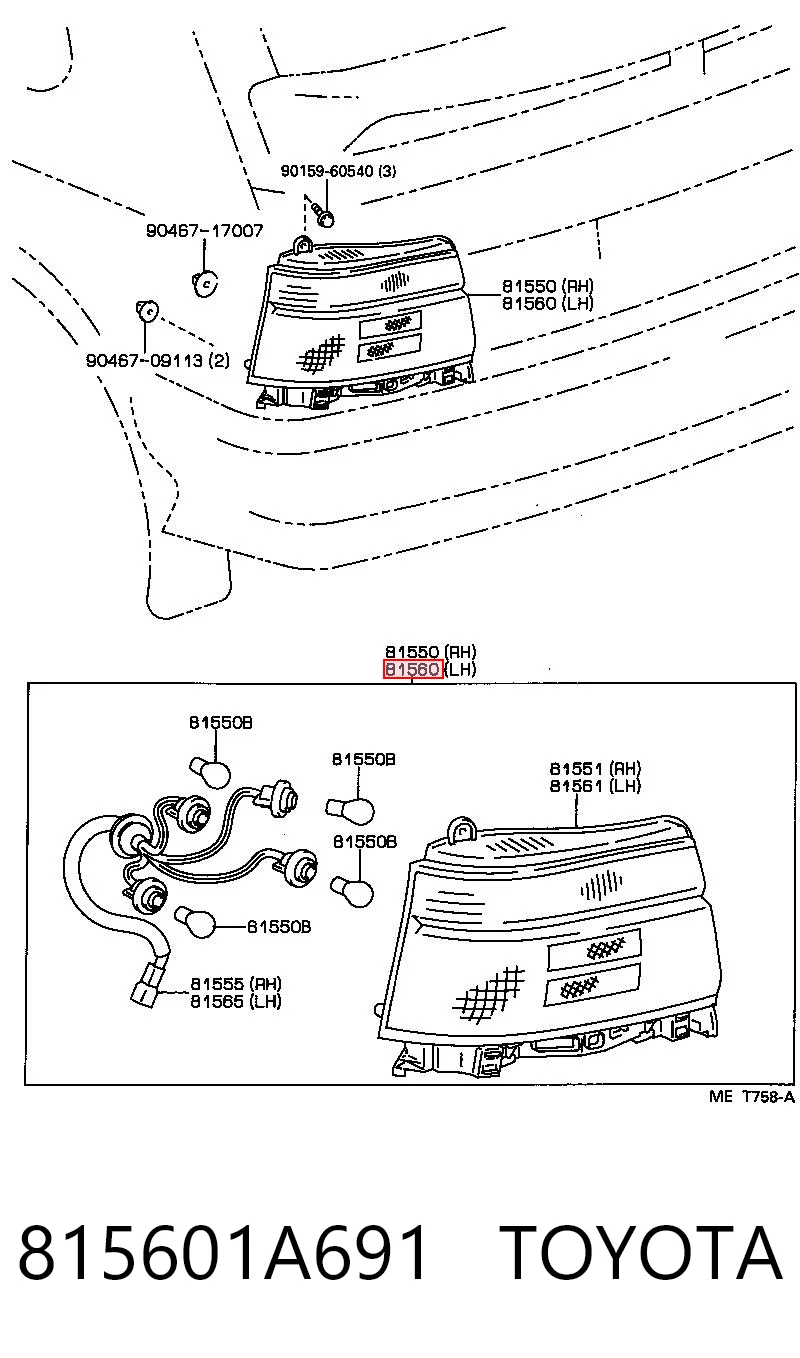 815601A691 Toyota
