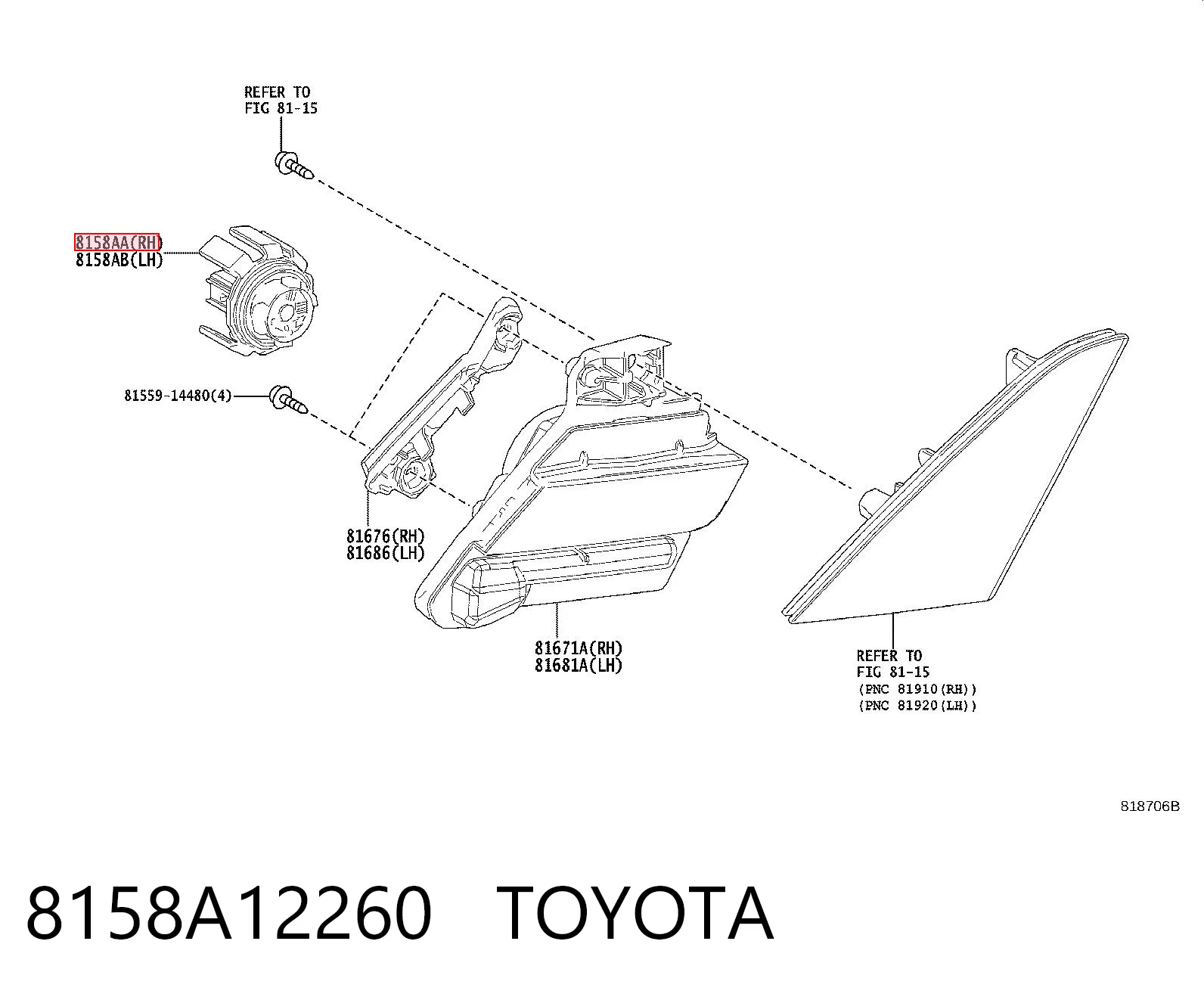 8158A12260 Toyota 