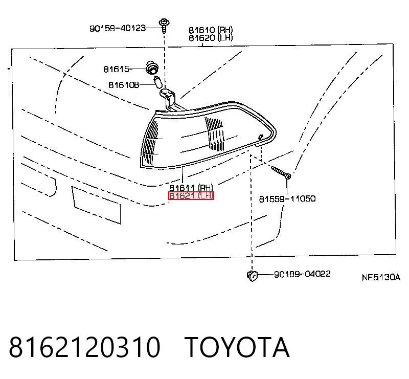 181505012B TYC Подфарники