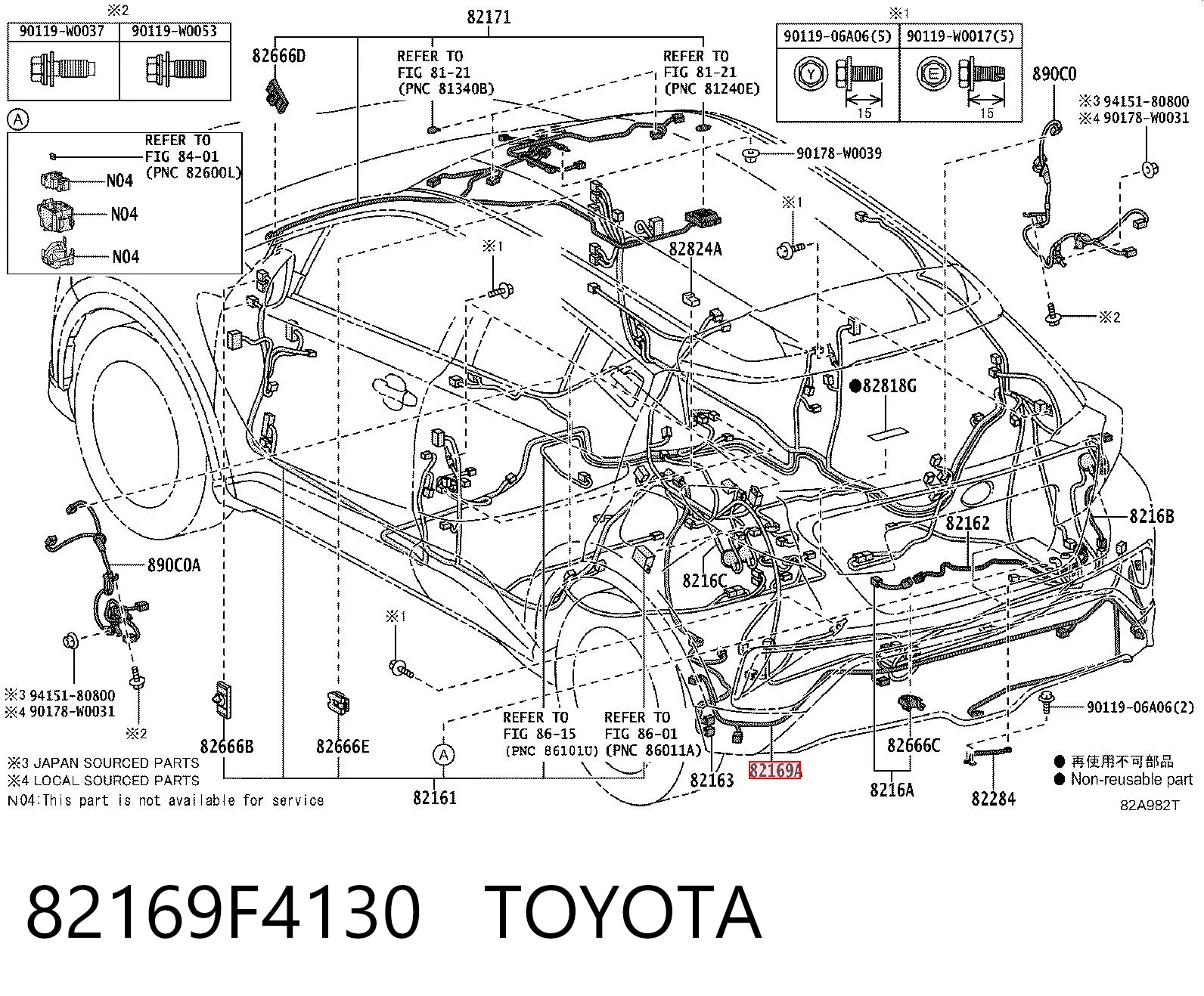 82169F4130 Toyota