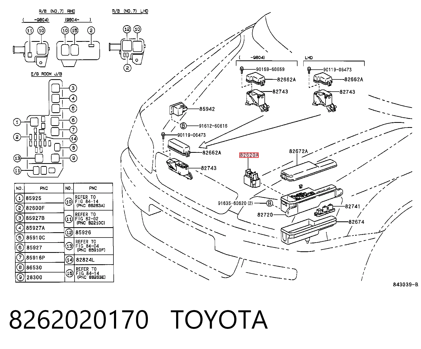 8262020170 Toyota