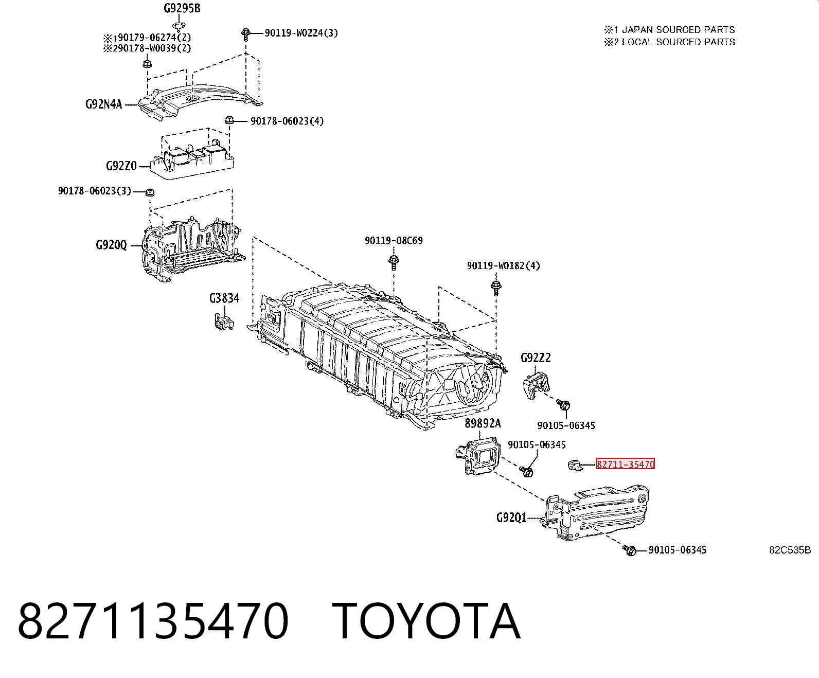 8271135470 Toyota