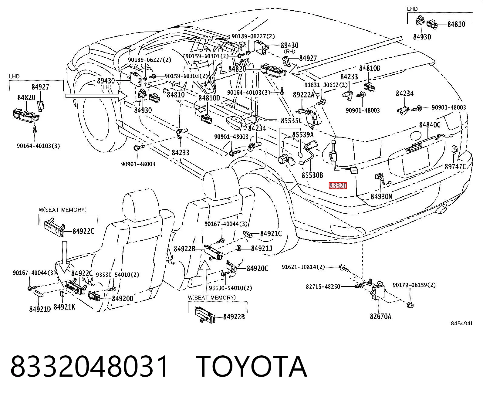 Датчик уровня топлива в бензобаке Lexus RX 300/330/350/400H внедорожник (U3) (2003 - 2008) цена, от 28.18 USD