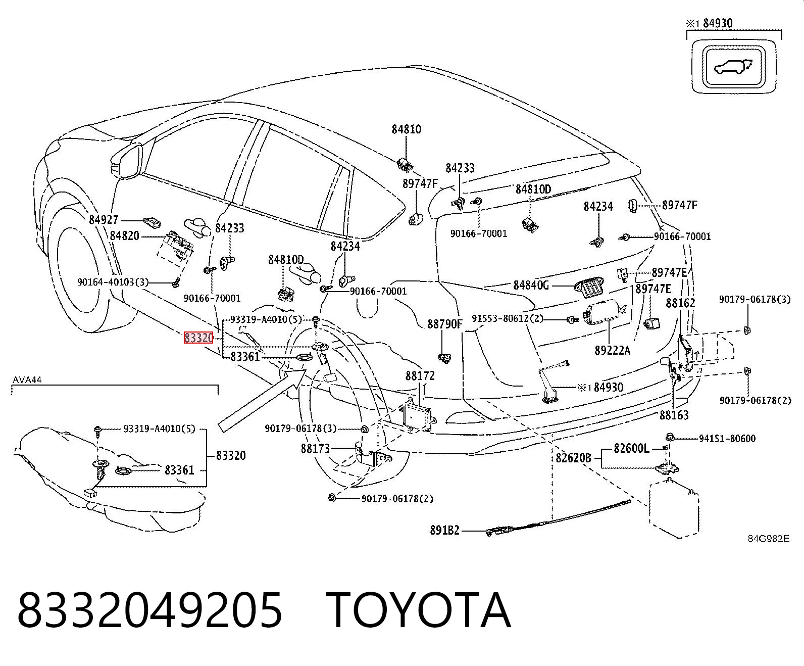 Датчик уровня топлива в баке на Toyota RAV4 III A3