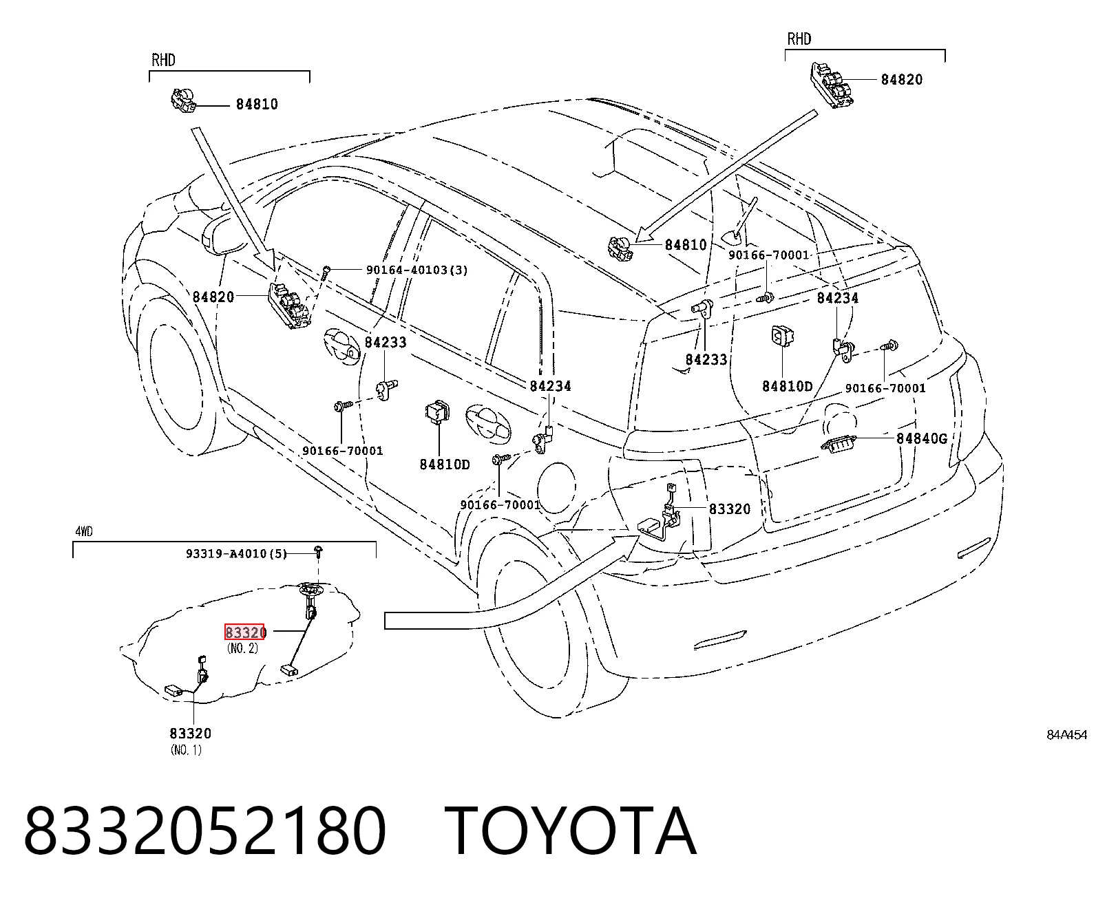 Датчик уровня топлива в баке на Toyota Yaris  SP90
