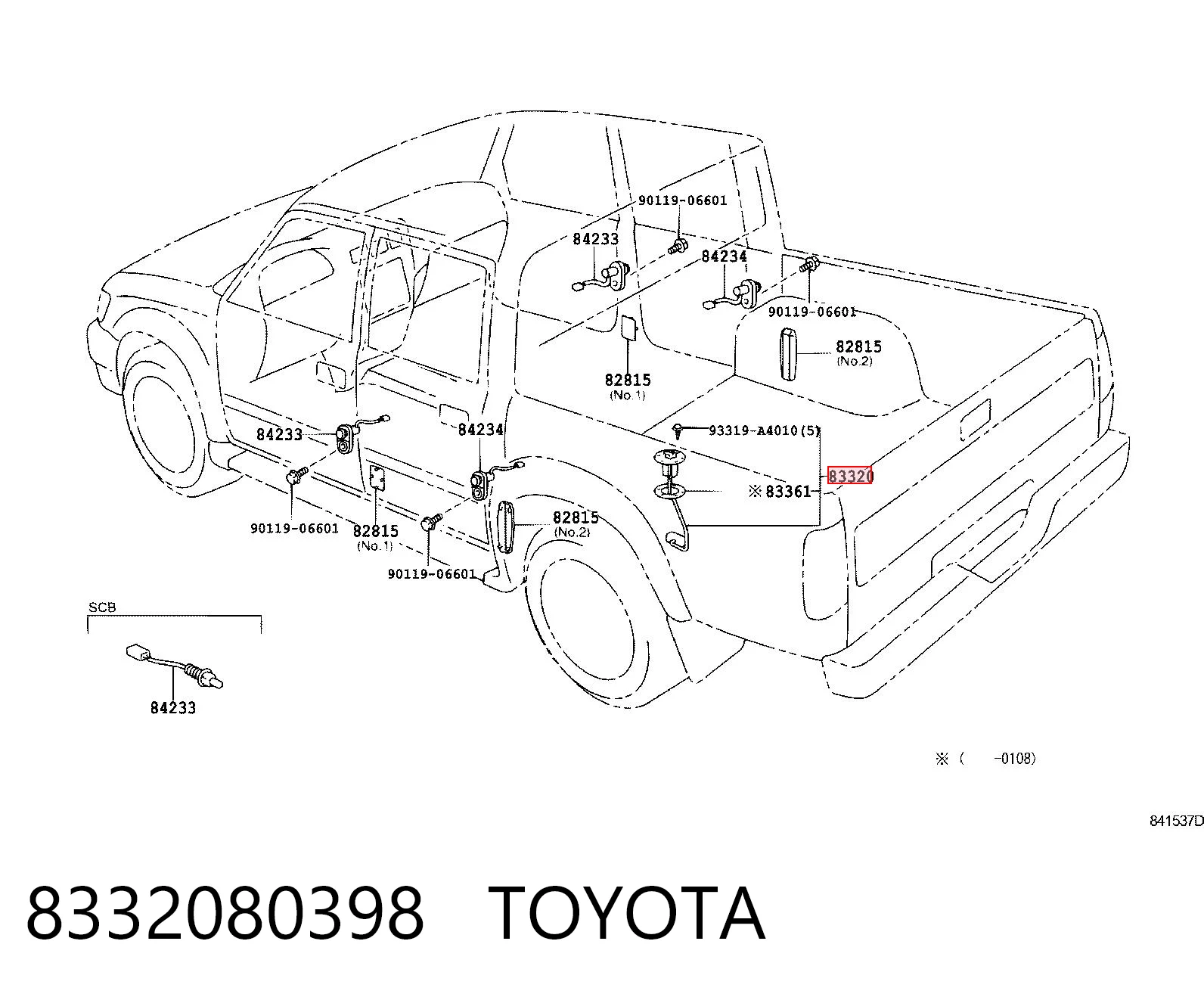 8332080398 Toyota