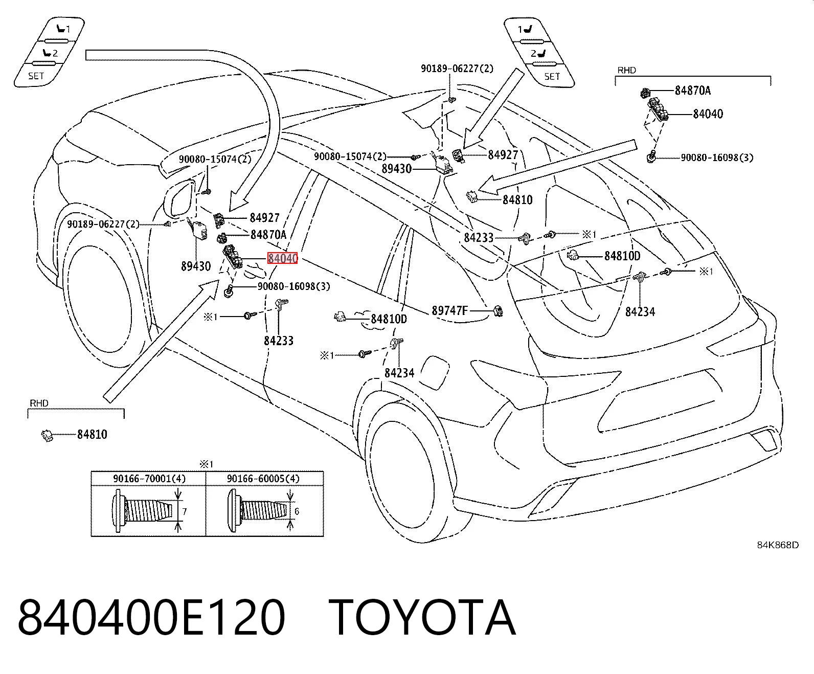840400E120 Toyota 