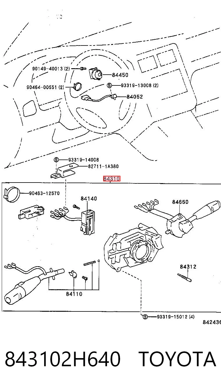 843102H640 Toyota