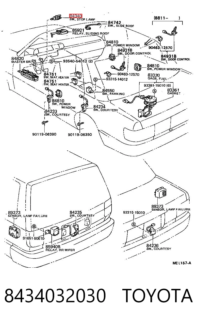 8434032030 Toyota Датчик тормоза