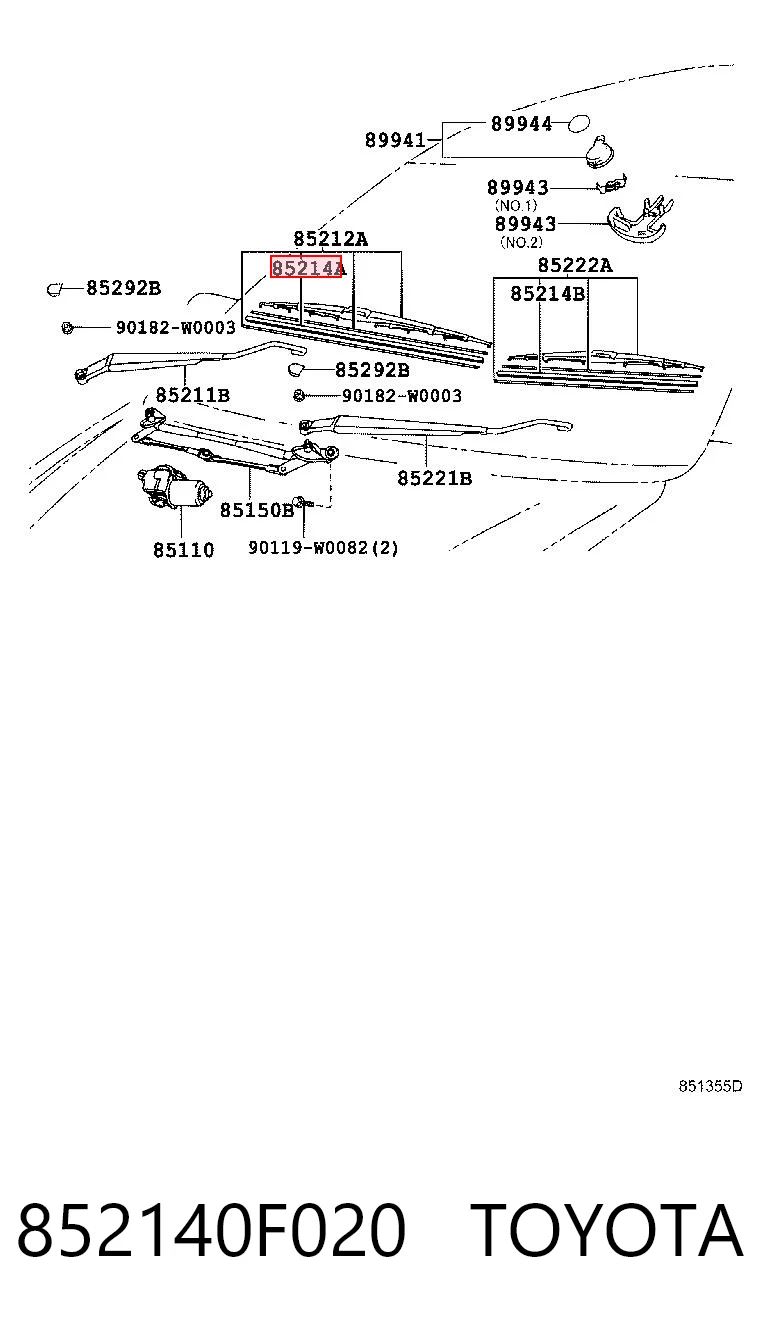 852140F020 Toyota