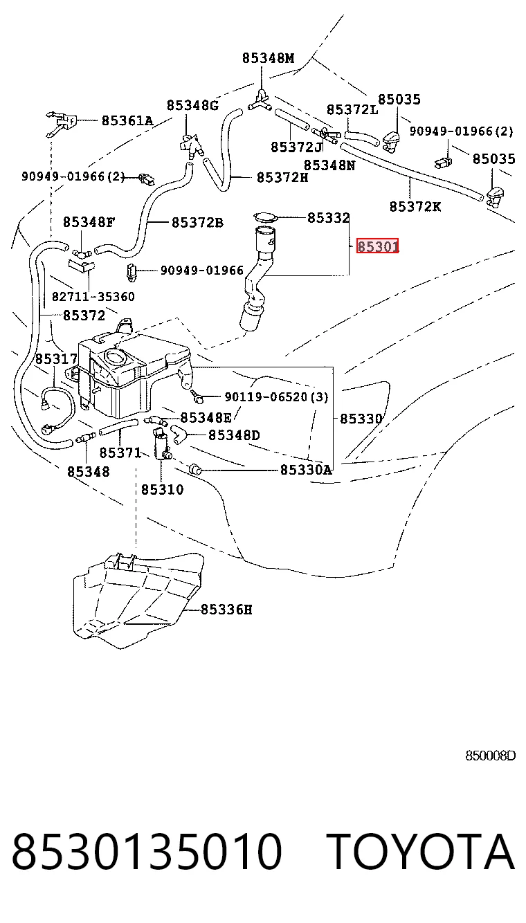 8530135010 Toyota