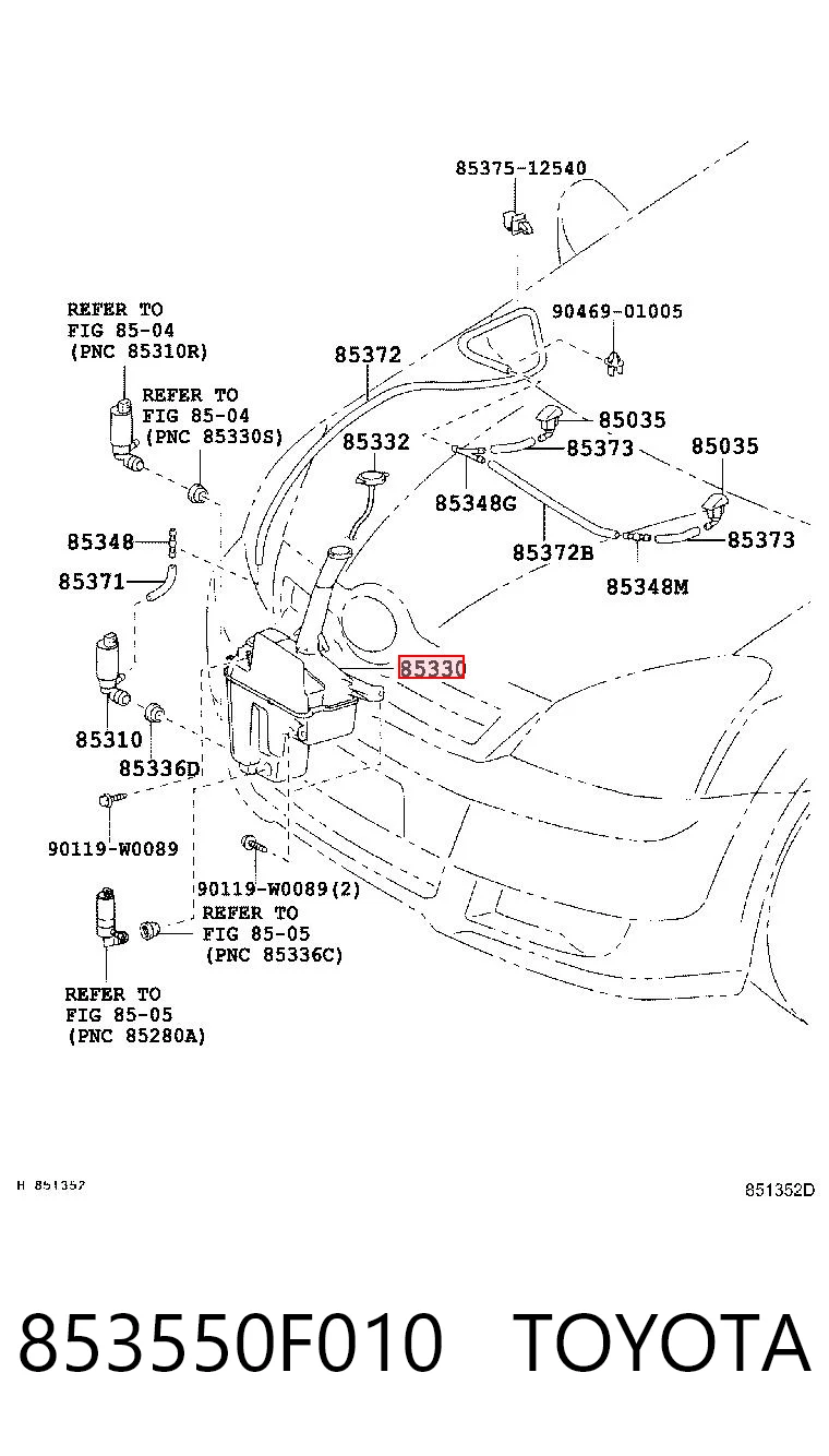 853550F010 Toyota