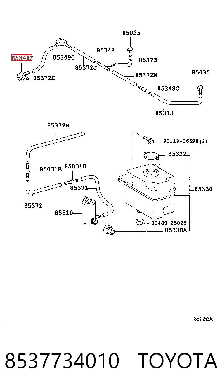 8537734010 Toyota