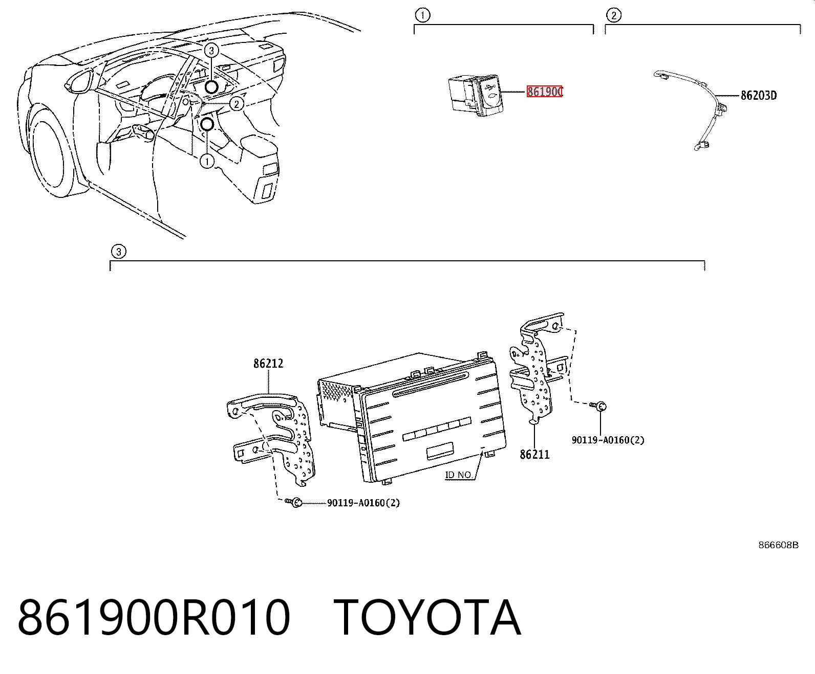 861900R010 Toyota 