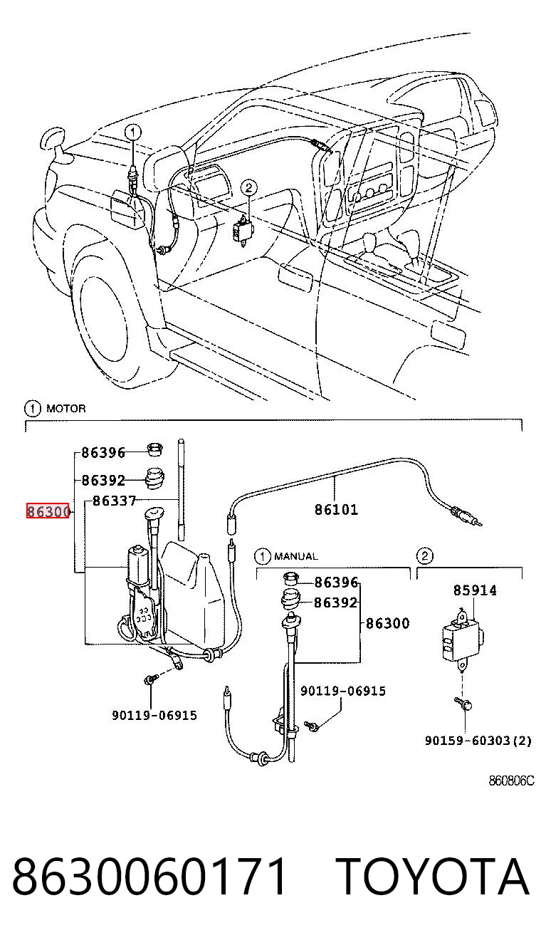 8630060171 Toyota