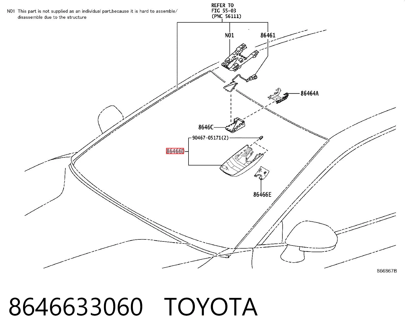 8646633060 Toyota 