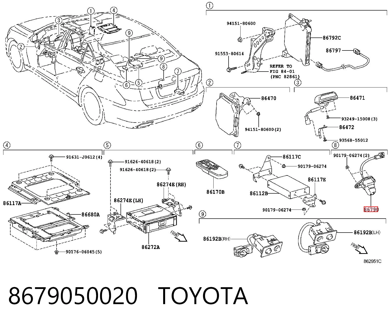 LX1960113 Various Камера системы обеспечения видимости