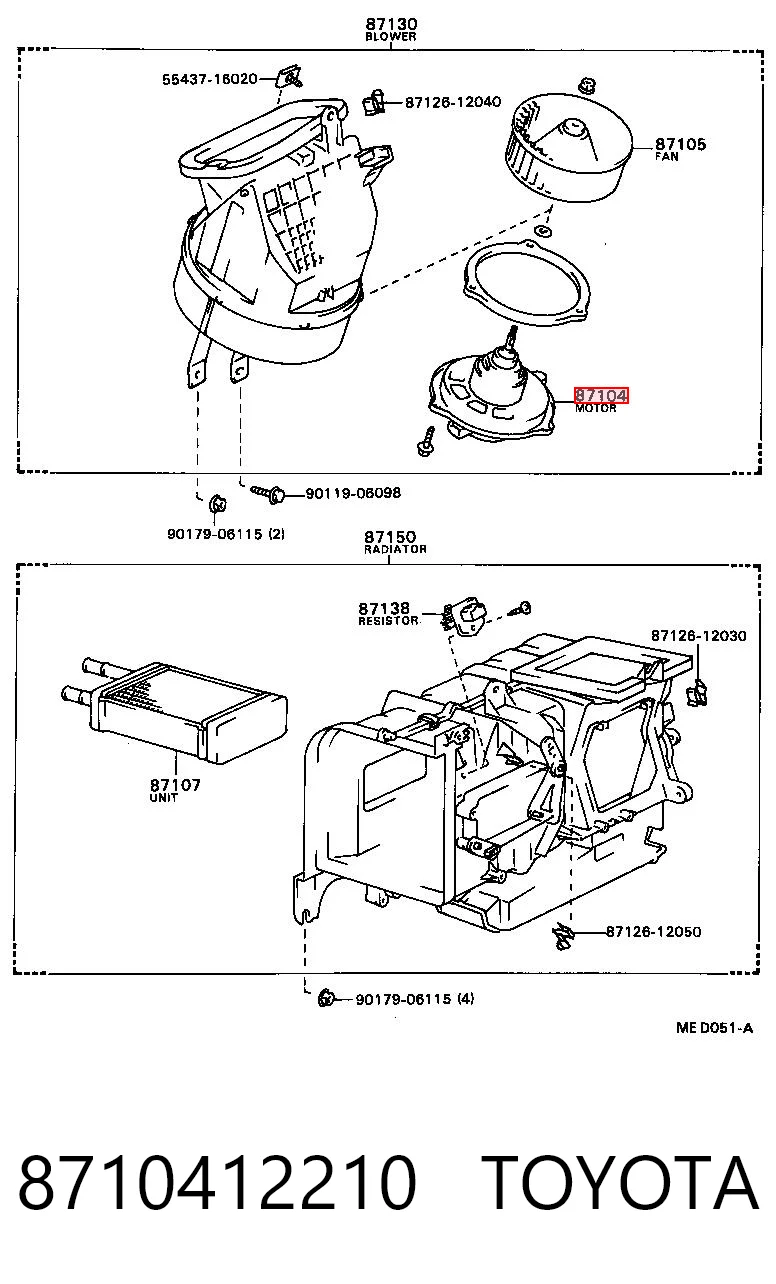 Моторчик печки General Motors 94841680