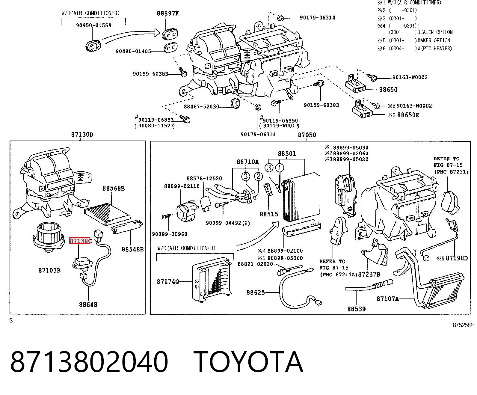 Реле отопителя Lexus RX 300/330/350/400H внедорожник (U3) (2003 - 2008) цена, от 6.34 USD